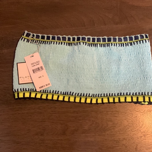 Platinum inspired by Solange Ferrarini
Crochet Trim Bandeau Bikini Top - Picture 3 of 10